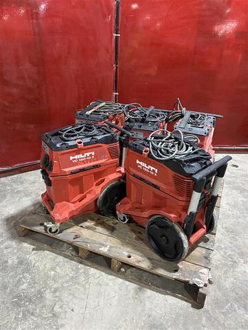 Quantity of (5) Hilti VC 150-10X Vacuum Cleaners
