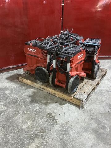 Quantity of (5) Hilti VC 150-10X Vacuum Cleaners