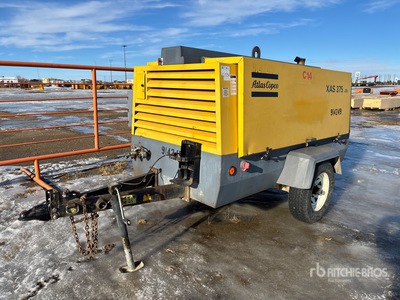 2012 Atlas Copco XAS375T3 Mobile Air Compressor