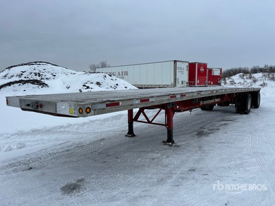 2017 Manac 16248801 48 ft T/A Spread Axle Flatbed Trailer