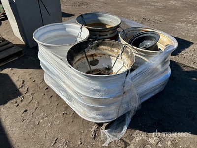 Quantity of (9) International Wheels