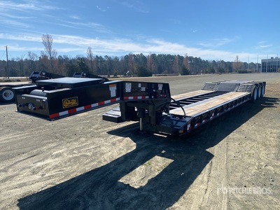 2026 Witzco Tri/A Single Drop Removable Gooseneck Lowboy Trailer