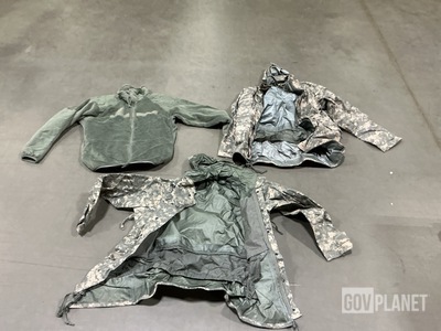 (6) Cold Weather Parkas, (12) Cold Weather Jackets & Assorted Items