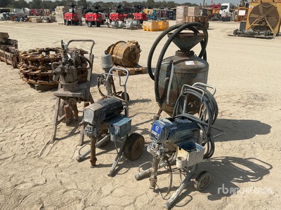 Quantity of (5) Sand Blasting & Painting Equipment Varios, herramientas manuales