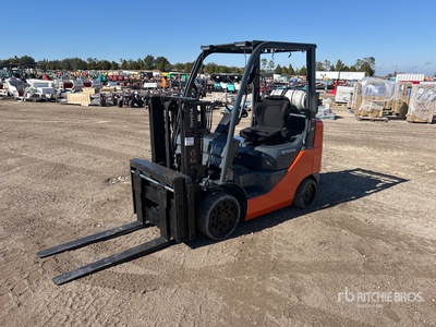 2012 Toyota 8FGCU20 4000 lb Cushion Tire Forklift