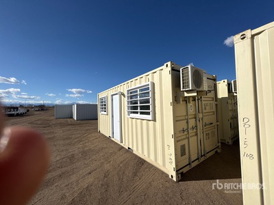 2025 20 ft x 8 ft Skid-Mounted Bureau mobile (Unused)