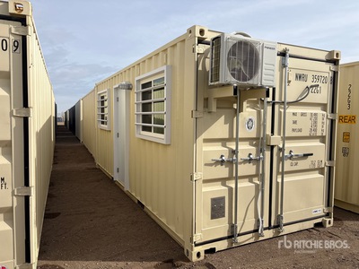 2025 20 ft x 8 ft Skid-Mounted Mobile Office (Unused)