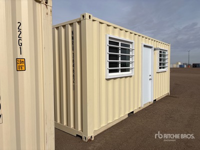 2025 20 ft x 8 ft Skid-Mounted Mobile Office (Unused)