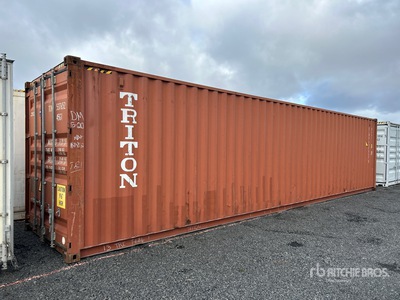2013 40 ft High Cube Storage Container