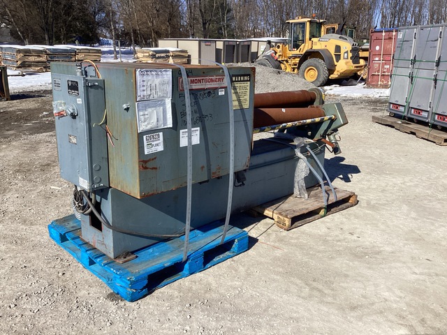 Jim Montgomery 4R4825 Hydraulic Plate Roll