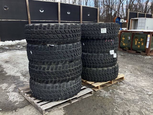 (8) Goodyear 395/85R20 Tires
