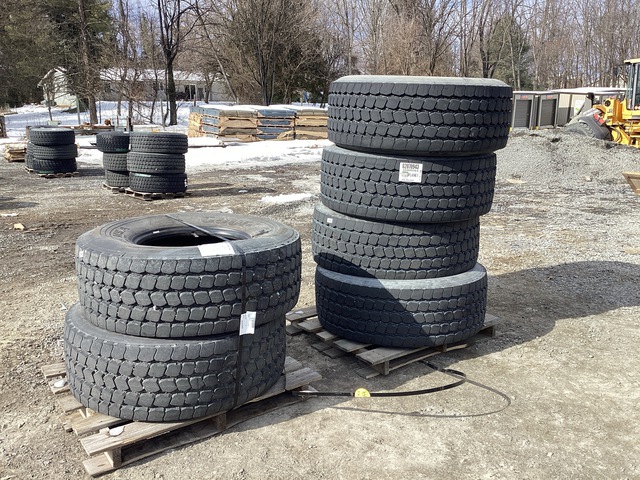 (6) Goodyear 445/65R22.5 Tires
