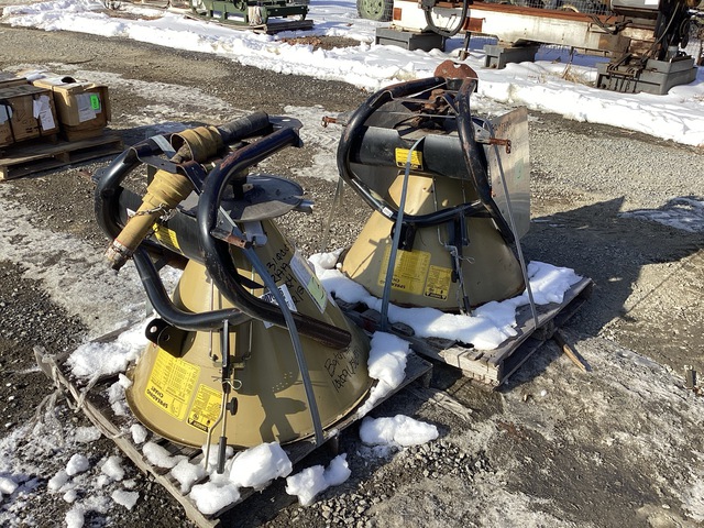 (2) Land Pride FS500 Fertilizer Spreaders