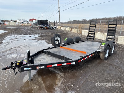 2023 MMDI 614SLTD 14 ft T/A Equipment Trailer
