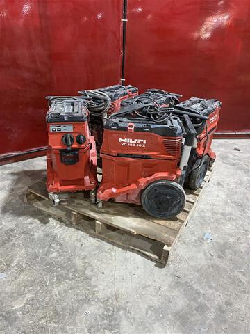 Quantity of (5) Hilti VC 150-10X Vacuum Cleaners