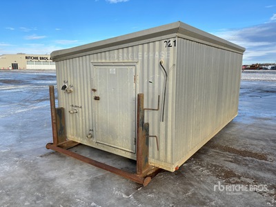 16 ft x 9 ft 6 in Skid-Mounted 2000 gal Water Storage Shack