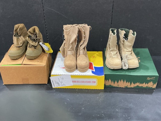 (40) Pairs of Men's Boots & (15) Pairs of Combat Boots