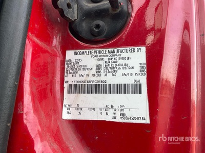 2015 Ford F-550 4x2 Extended Cab Service Truck