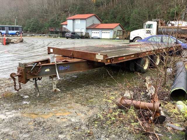 1993 Trail King TKT40-2400 24 ft T/A Tilt Deck Trailer