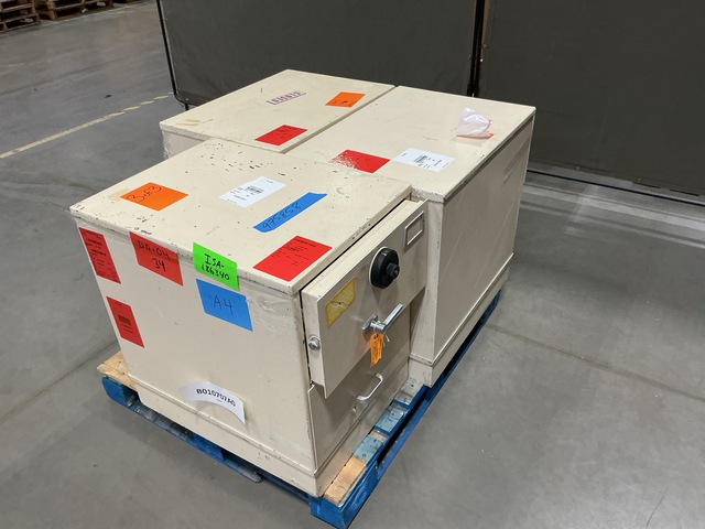 (3) Mosler Filing Cabinet Safes