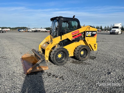 2017 Cat 246D Two-Speed High Flow XPS شاحنة جرافة