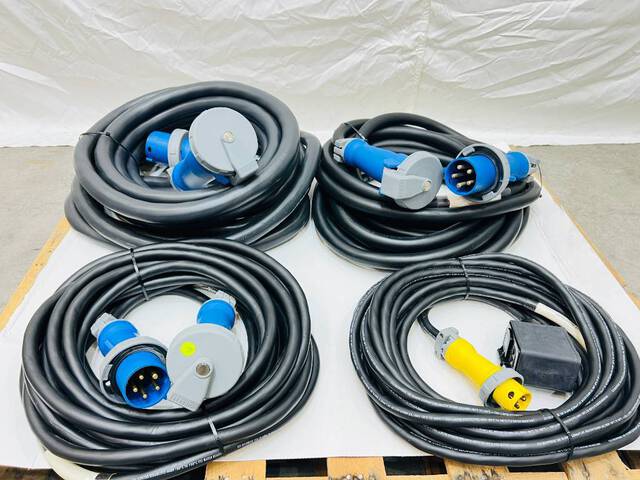 Quantity of (4) LEX Assorted Power Distribution Cords (Unused) Quantity of (4) LEX Assorted Power Distribution Cords (Unused)
