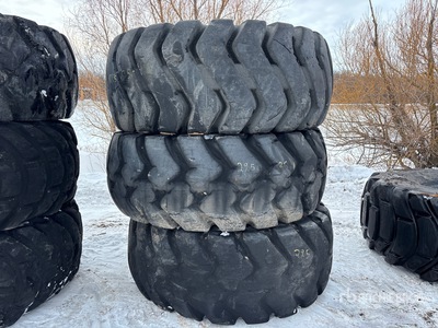 Quantity of (3) 29.5x25 Mixed Tires