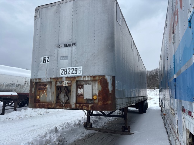 1973 Fruehauf 40 ft x 96 in T/A Van Trailer 1973 Fruehauf 40 ft x 96 in T/A Van Trailer