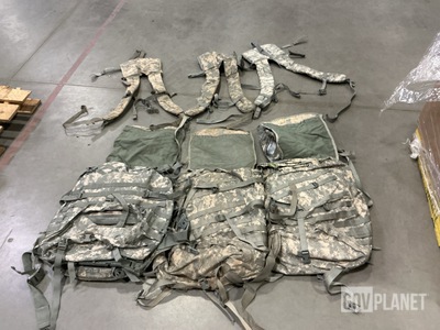 (25) Large Field Rucksacks & (136) Enhanced Frame Shoulder Straps