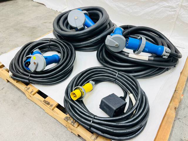 Quantity of (4) LEX Assorted Power Distribution Cables (Unused)
