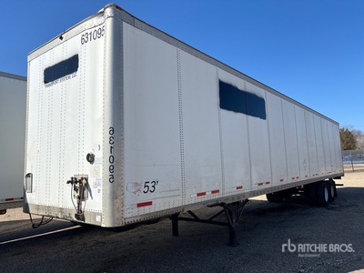 2011 Wabash DVCVHPC 53 ft x 102 in T/A Van Trailer