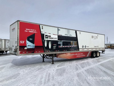2018 Manac 53 ft x 102 in T/A Van Trailer