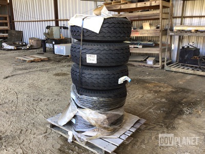 (5) S.T.A. Highway Rib 12-16.5LT Tires w/Wheels