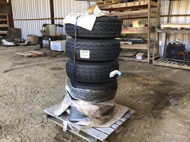 (5) S.T.A. Highway Rib 12-16.5LT Tires w/Wheels