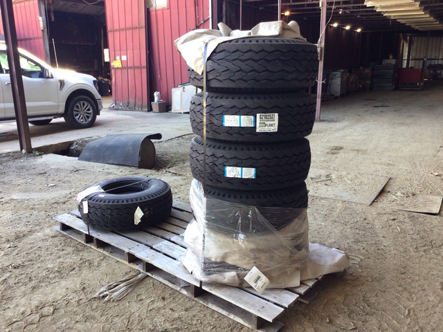 (6) S.T.A. Highway Rib 12-16.5LT Tires w/Wheels