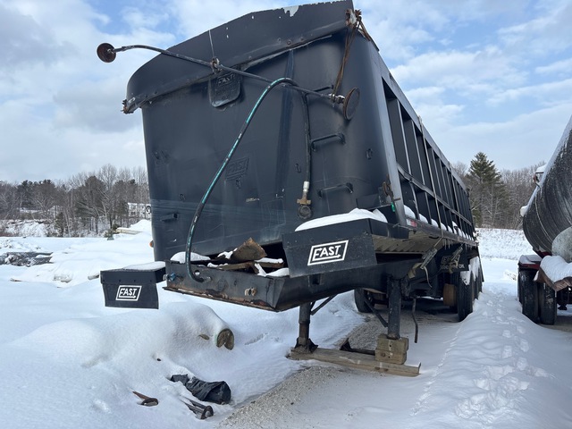 2000 East 34 ft Tri/A Aluminum End Dump Trailer