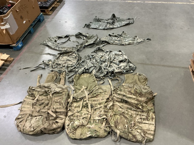 (10) Large Rucksacks, (15) Assault Packs & Assorted Items