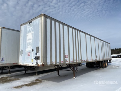 1994 Fruehauf 53 ft x 102 in Sliding T/A Van Trailer