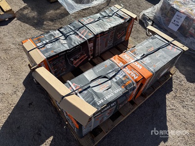 Quantity of (4) Wokin 98 Pcs Tool Chest Set Cassetta per attrezzi (Unused) - Fits Wokin 901098