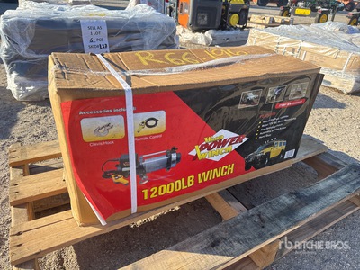 Wood 12,000 lb Power Winch - Fits Wood Power Winch WW12000V12 (Unused)