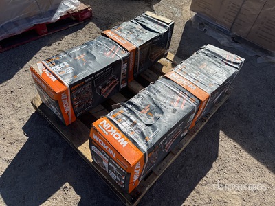 Quantity of (4) Wokin 98 Pcs Tool Chest Set Cassetta per attrezzi (Unused) - Fits Wokin 901098