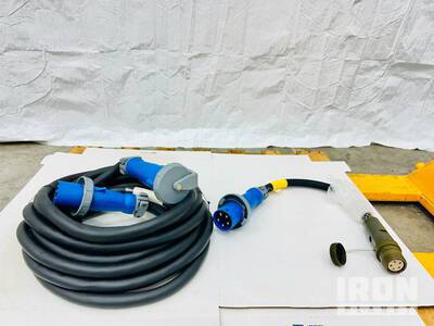 Quantity (1) LEX 60 Amp Power Distributi Cord & 60 Amp MIL to Hubbell Adapter