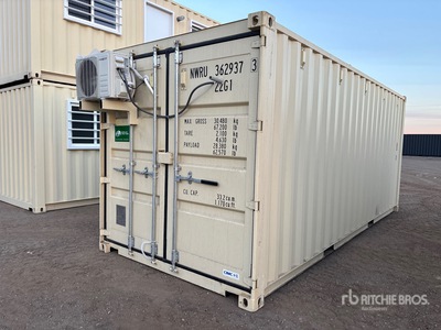 2025 20 ft x 8 ft Skid-Mounted Mobile Office Divers - Structure portative (Unused)