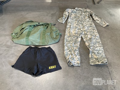 (7) Pairs of Mechanic’s Coveralls, (27) Duffel Bags & Assorted Items
