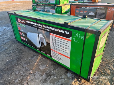 StanForge ST3060E 30 ft x 60 ft Fabric Peak Ceiling Storage Building (Unused)