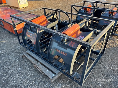 TMG SG72 72 in Skeleton Skid Steer Grapple Bucket (Unused)