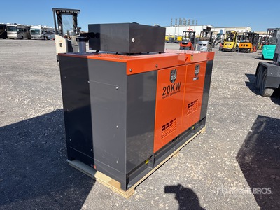 World Class 20 kW Skid-Mounted Generator Set (Unused)