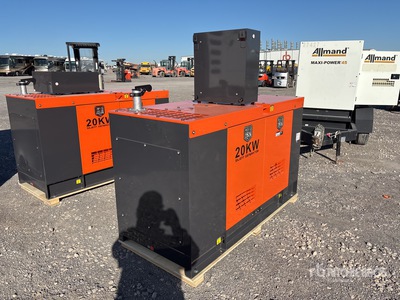 World Class 20 kW Skid-Mounted Generator Set (Unused)