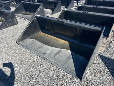 All-Star 72 in High Capacity Skid Steer Bucket (Unused)