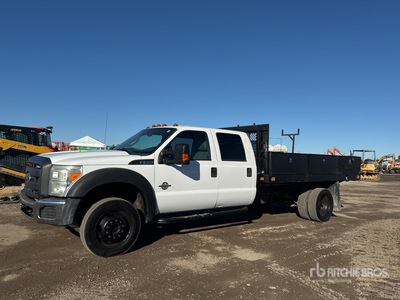 2016 Ford F-550 XL 4x4 Crew Cab Flatbed Truck
